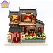miniatur rumah pesta modern diy