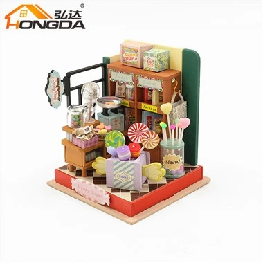 Hongda S2305 Happy Sugar Rumah DIY Berkualitas Tinggi Withe Light And Dust Cover