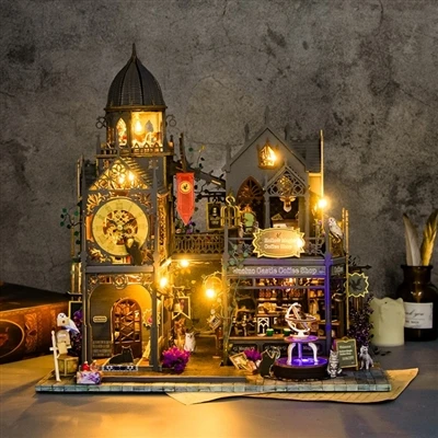 New Arrival: Huoluo Castle DIY Wooden Dollhouse