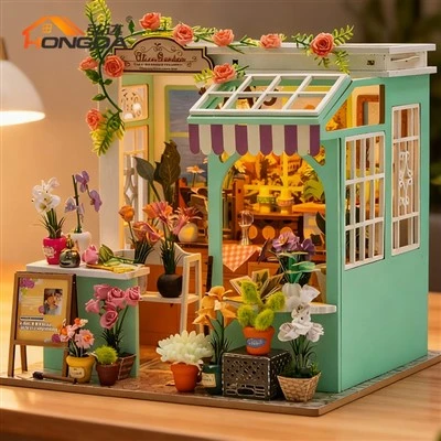 Kit Rumah Boneka Diy Tema Taman