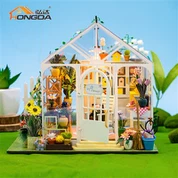 Rumah Boneka Bunga Sinar Matahari Putih M2421