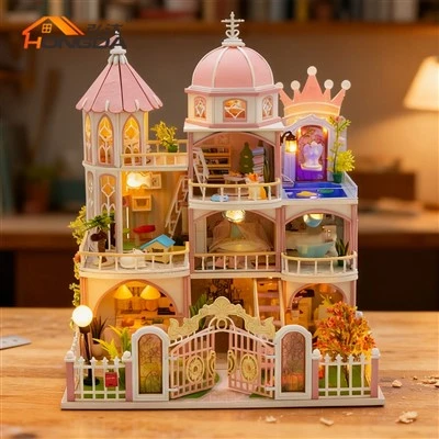 Kit Rumah Boneka Kastil Miniatur