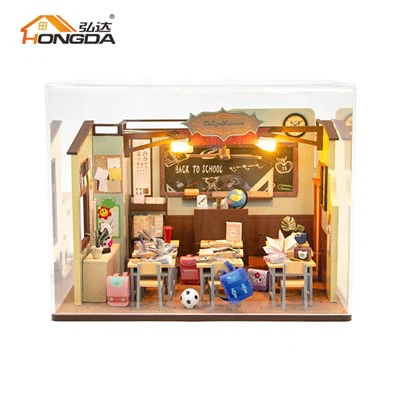 Kit Rumah Boneka Diy Age Of Innocence Dengan Penutup Debu